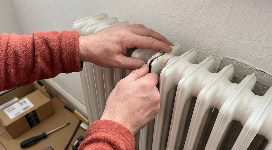 homepilot smart heizkoerper thermostat Detailansicht beim Testen