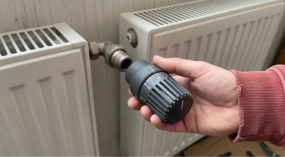 Oventrop Thermostat "Uni LH" im Test: Hochwertiger Flüssigfühler in Anthrazit